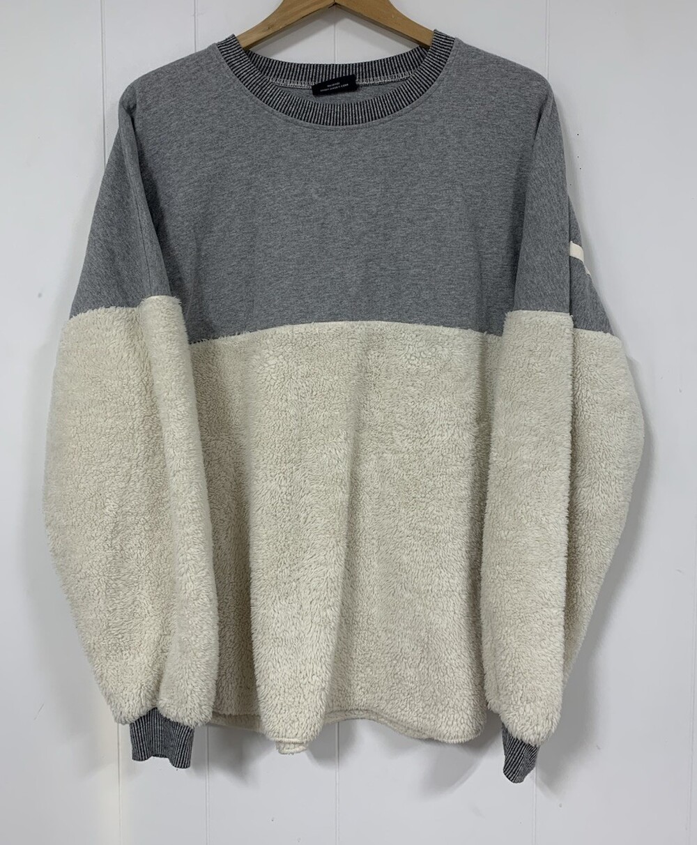 Spirit Jersey Los Angeles California Pullover Fleece Sweatshirt L Gray